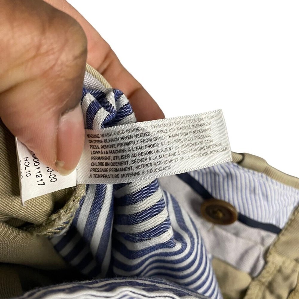 Gap Khaki Men's Tailored Relaxed Fit Pants - Picture 10 of 11